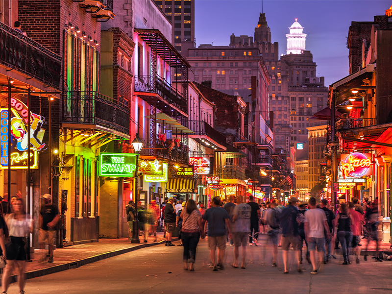 Bourbon Street, New Orleans